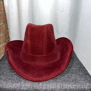 Elegant Burgundy Women's Hat